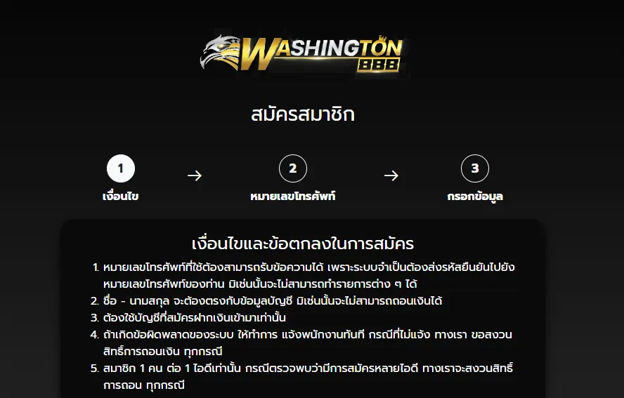 สล็อต วอชิงตัน 888